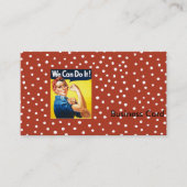 Rosie de Riveter Visitekaartje (Voorkant)
