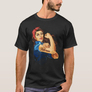 Rosie de Riveter Vrouw Veteraan T shirt