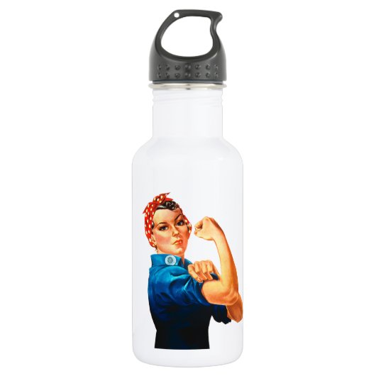 Rosie de Riveter Waterfles (Voorkant)
