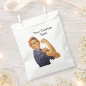 Rosie de Riveter We Can Do It  aangepaste tekst Bedankzakje (Geknipt)