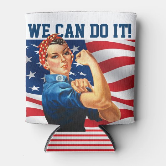 Rosie de Riveter - We Can Do It! Blikjeskoeler (Voorkant)