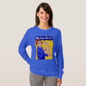 Rosie de Riveter "We can do it"-shirt T-shirt (Voorkant volledig)