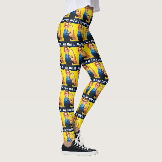 Rosie de Riveter "We hebben het gedaan" leggings (Rechts)