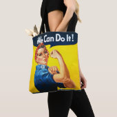 Rosie de Riveter - "We kunnen het!" All-Over Bag Tote Bag (Dichtbij)