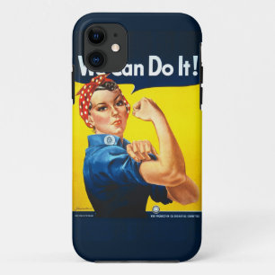 Rosie de Riveter "We kunnen het!" iPhone 11 Hoesje
