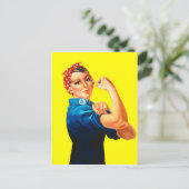 Rosie de Riveter - We kunnen het, Cultural Icon Briefkaart (Staand voorkant)