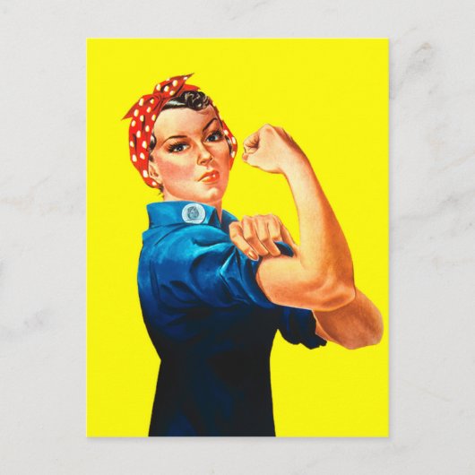 Rosie de Riveter - We kunnen het, Cultural Icon Briefkaart (Voorkant)