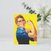 Rosie de Riveter, we kunnen het doen! Briefkaart (Staand voorkant)