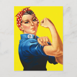 Rosie de Riveter, we kunnen het doen! Briefkaart