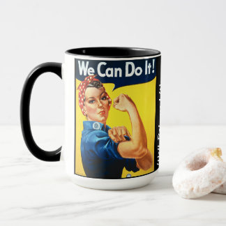 Rosie de Riveter/we kunnen het doen/goed gegedrage Mok
