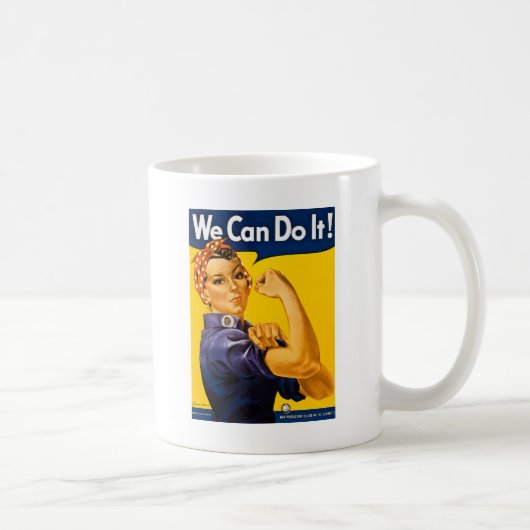 Rosie de Riveter we kunnen het doen Koffiemok (Rechts)