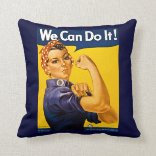 Rosie de Riveter we kunnen het  doen Kussen