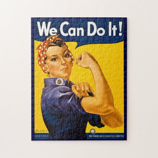 Rosie de Riveter we kunnen het  doen Legpuzzel (Verticaal)