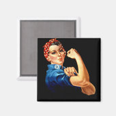 Rosie de Riveter - we kunnen het doen! Magneet (Voorkant / Achterkant)