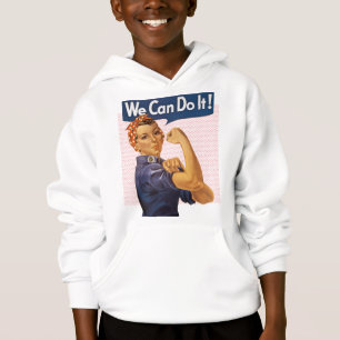 Rosie de Riveter we kunnen het doen met rode pokad