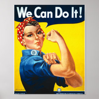 Rosie de Riveter we kunnen het  doen Poster