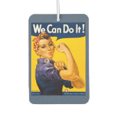 Rosie de Riveter we kunnen het doen Retro Luchtverfrisser (Voorkant)