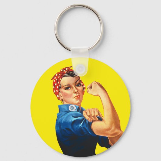 Rosie de Riveter, we kunnen het doen! Sleutelhanger (Voorkant)