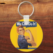 Rosie de Riveter "We kunnen het doen" Sleutelhanger (Voorkant)