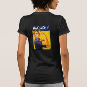 Rosie de Riveter we kunnen het doen T-shirt (Achterkant)