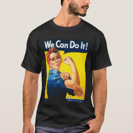 Rosie de Riveter we kunnen het  doen T-shirt