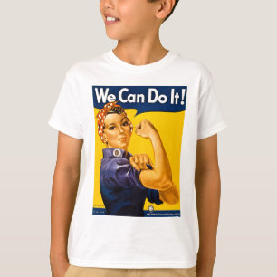 Rosie de Riveter we kunnen het  doen T-shirt