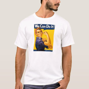 Rosie de Riveter we kunnen het  doen T-shirt