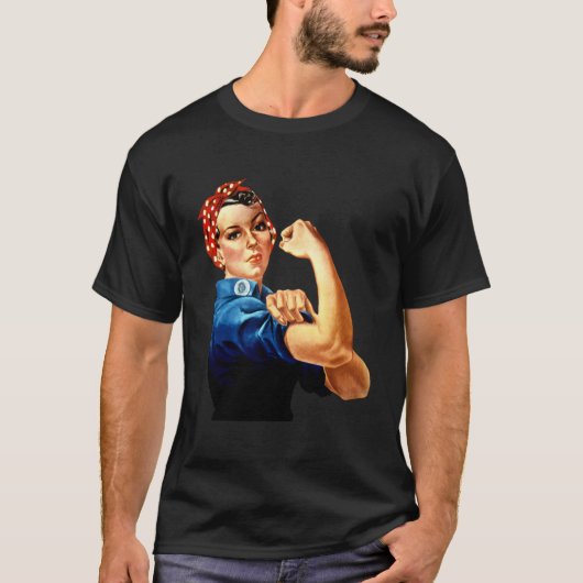 Rosie de Riveter - we kunnen het doen! T-Shirt (Voorkant)
