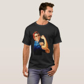 Rosie de Riveter - we kunnen het doen! T-Shirt (Voorkant volledig)