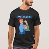 Rosie de Riveter we kunnen het doen Vrouwen Femini T-shirt (Voorkant)