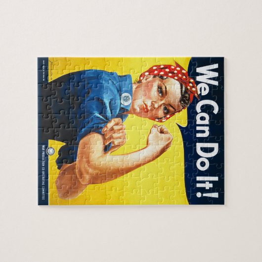 Rosie de Riveter - "We kunnen het!" Legpuzzel (Horizontaal)