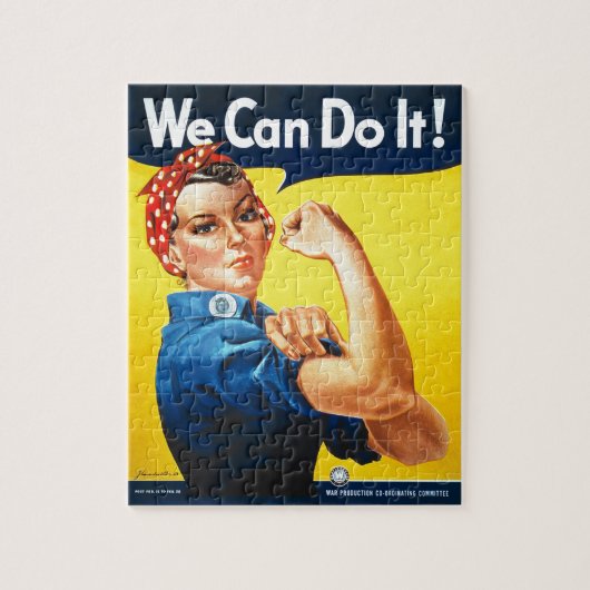 Rosie de Riveter - "We kunnen het!" Legpuzzel (Verticaal)
