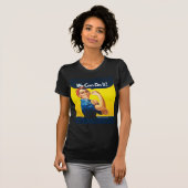 Rosie de Riveter "We kunnen het!" T-shirt (Voorkant volledig)