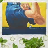 Rosie de Riveter - "We kunnen het!" Theedoek (Gevouwen)