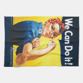 Rosie de Riveter - "We kunnen het!" Theedoek (Horizontaal)