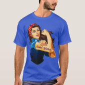 Rosie De riveter Woman Social Worker T-shirt (Voorkant)