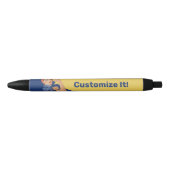 Rosie de Riveter Zwarte Inkt Pen (Voorkant)