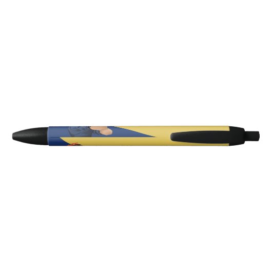Rosie de Riveter Zwarte Inkt Pen (Achterkant)