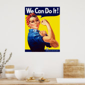 Rosie De Rivetor - Grens Poster (Keuken)