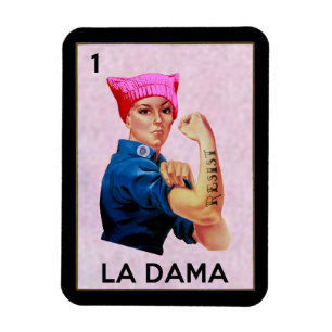 Rosie de rivier weerstaat La Dama Loteria Magneet