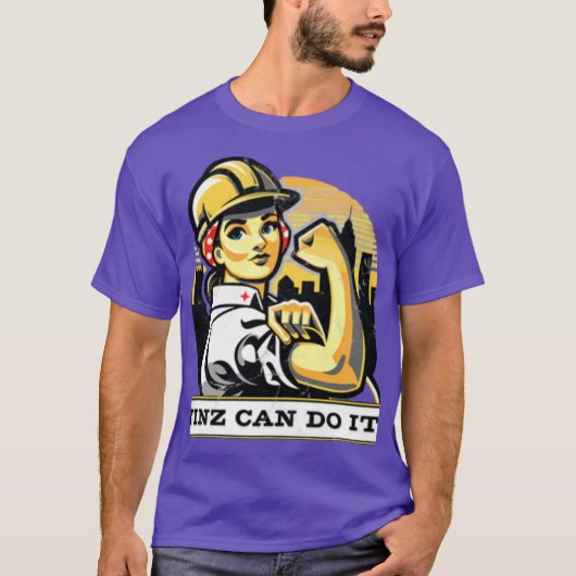 Rosie de staalarbeider t-shirt (Voorkant)