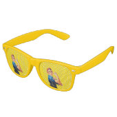 Rosie de stijl van de riveter Retro Retro Zonnebril (Gekanteld)