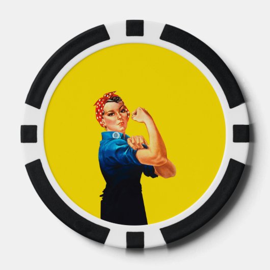 Rosie de stijl van het het Ontwerp van de Restaura Pokerchips (Voorkant)