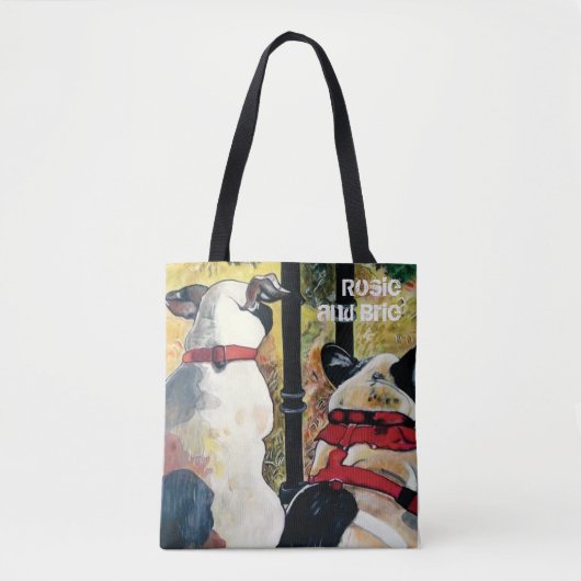 Rosie en Brie Canvas tas (Voorkant)