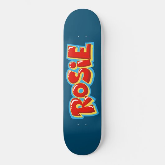 Rosie graffiti skateboard (Voorkant)