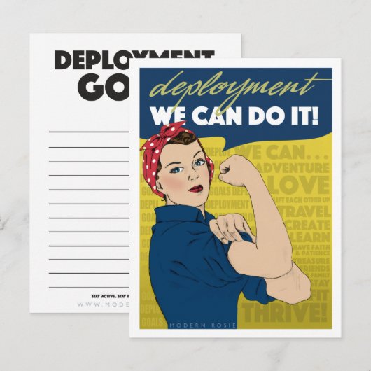 Rosie het Briefkaart van de Doelstellingen van de  (Voorkant / Achterkant)