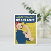 Rosie het Briefkaart van de Doelstellingen van de  (Staand voorkant)