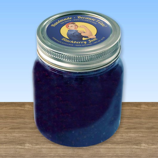 Rosie het etiket van het deksel van de riveter