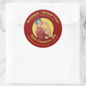 Rosie het etiket van het deksel van de riveter (Tas)