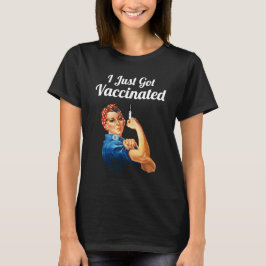 Rosie het gevaccineerde vaccin van Riveter Covid-1 T-shirt